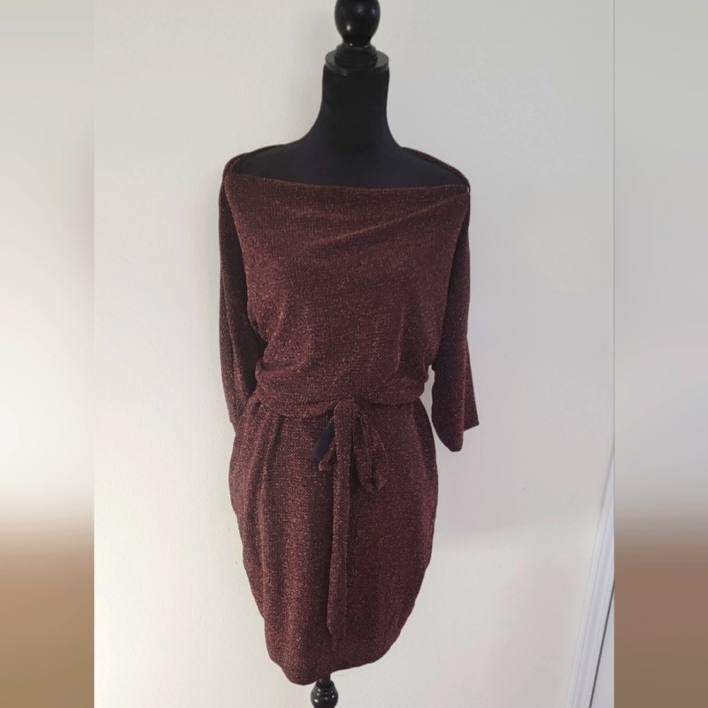 Fashion Nova Rose Gold Mini Dress